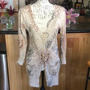 NWOT! Charlotte Tarantola Floral Print Cardigan